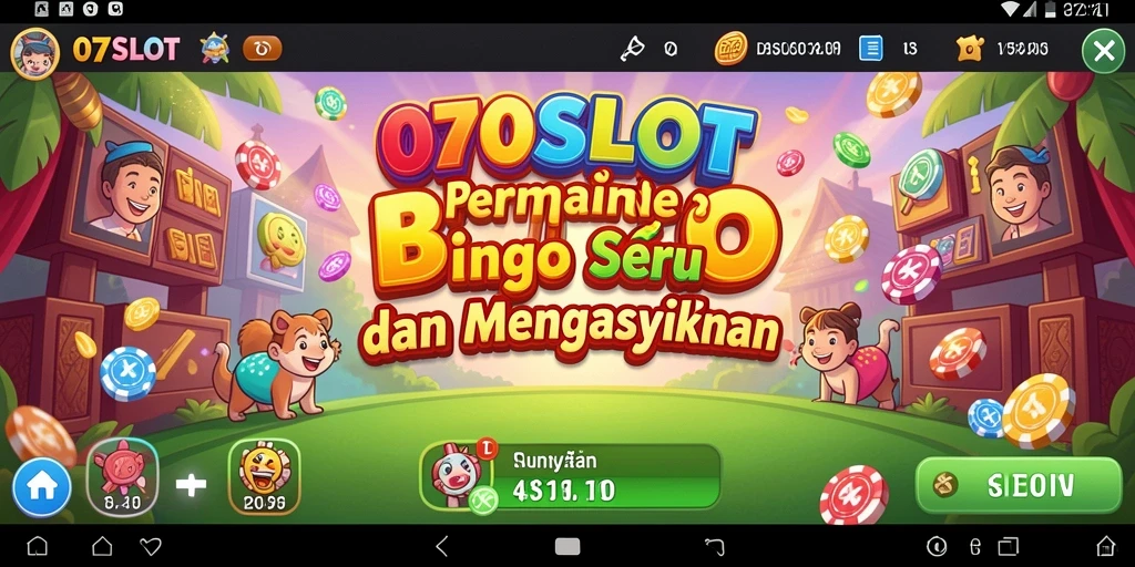 Tampilan game Bingo 070SLOT yang mengasyikkan.