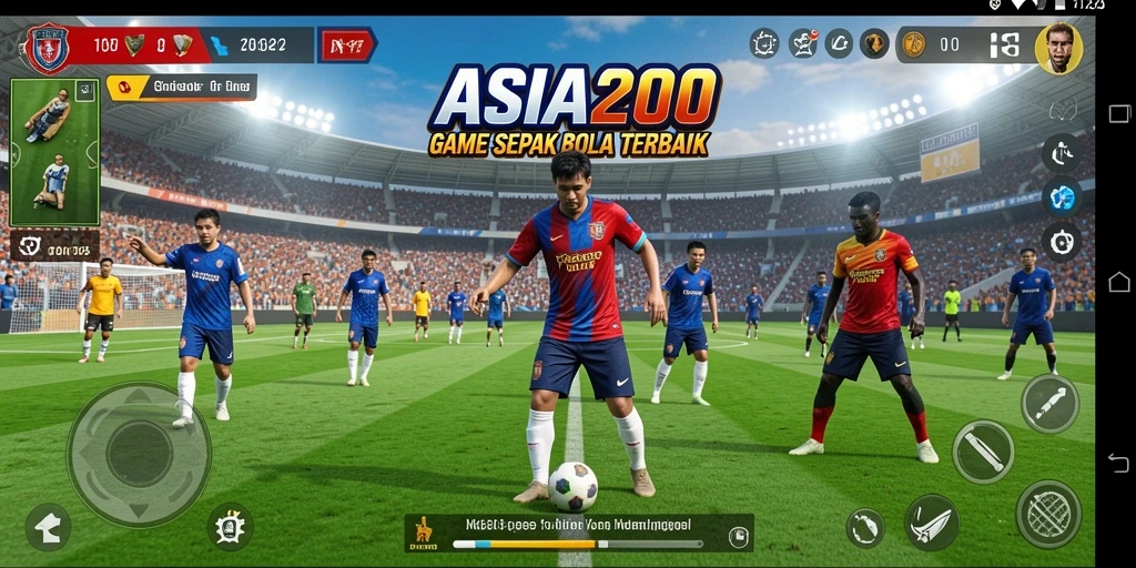 Tampilan keren dari gameplay ASIA200 yang seru.