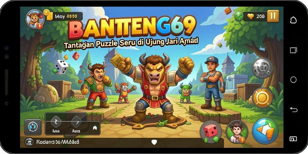 Tampilan gameplay BANTENG69 yang adiktif dan penuh tantangan.