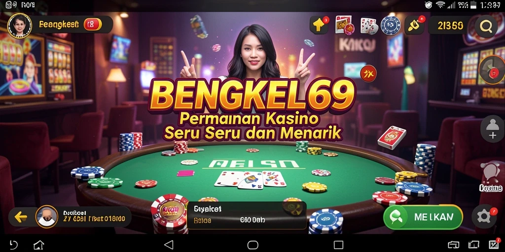 Tampilan gameplay menarik dalam BENGKEL69 yang membuat pemain betah bermain.