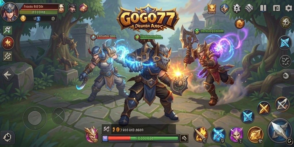 Tampilkan aksi seru dalam game ARPG GOGO77 dengan grafis menawan.