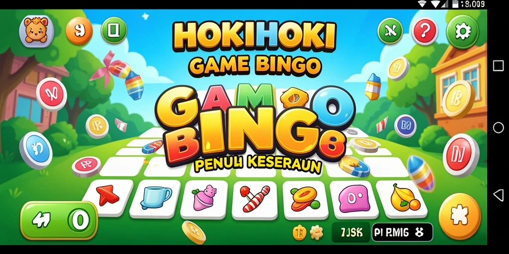 Screenshot gameplay HOKIHOKI yang menunjukkan keseruan bermain Bingo.