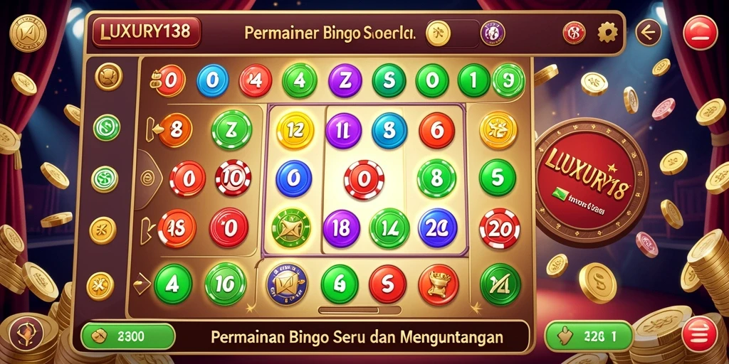 Tampilan gameplay seru dari LUXURY138 Bingo.