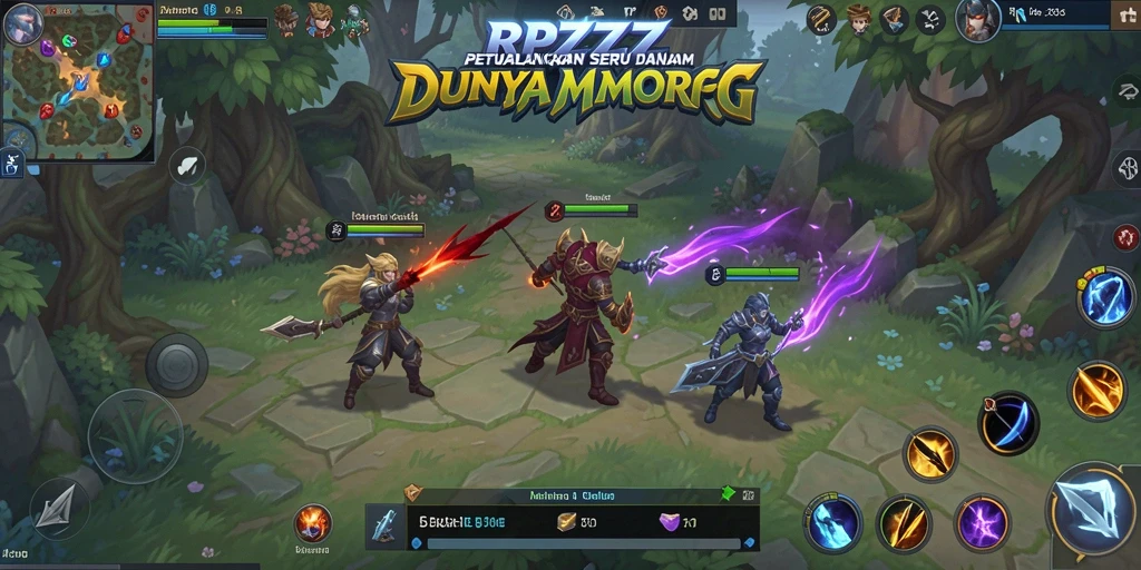 Tampilan gameplay RPZZZ yang seru dan menantang.
