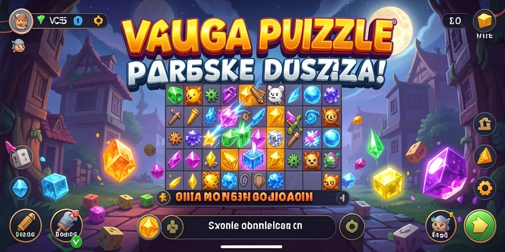 Tangkapan layar gameplay VC55 dengan teka-teki menantang.