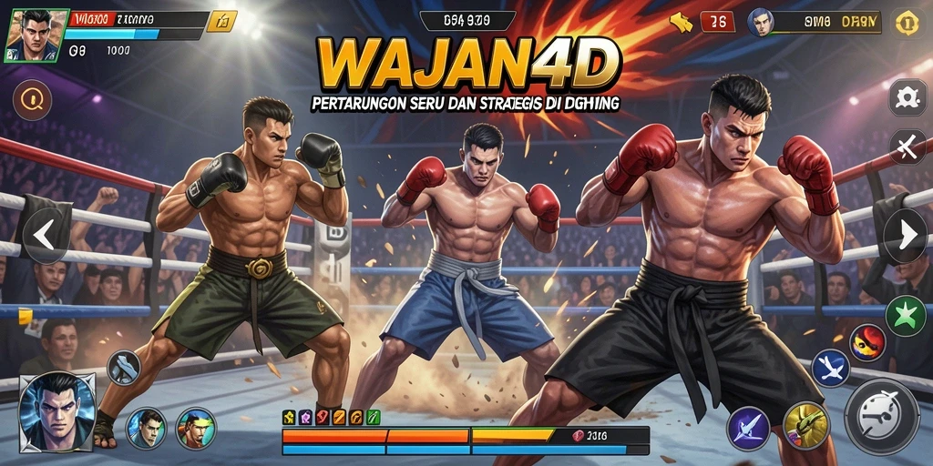 Tampilan aksi pertarungan di WAJAN4D yang mendebarkan.